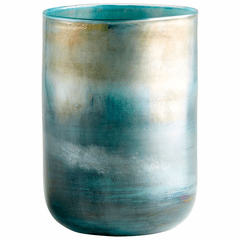 Cyan Small Reina Vase - Pyrite - 10011
