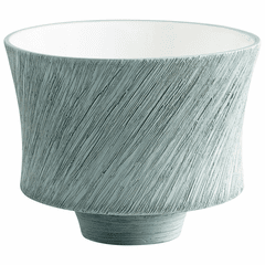 Cyan Small Selena Slab Planter - Oyster Blue - 08736