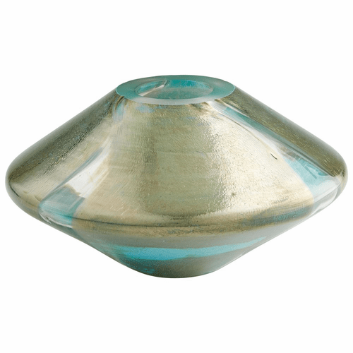Cyan Small Stargate Vase - Green - 07834