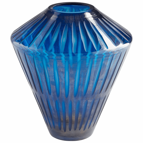 Cyan Small Toreen Vase - Blue - 09495