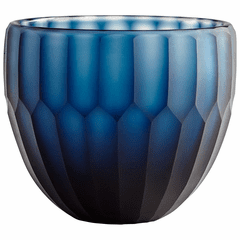 Cyan Small Tulip Bowl - Blue - 08632