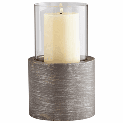 Cyan Small Valerian Candleholder - Graphite - 07254 Cyan Small Valerian Candleholder - Graphite - 07254