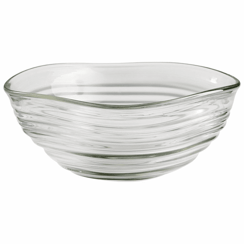 Cyan Small Wavelet Bowl - Clear - 10021