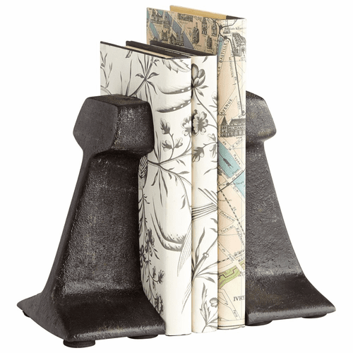 Cyan Smithy Bookends - Zinc - 07230