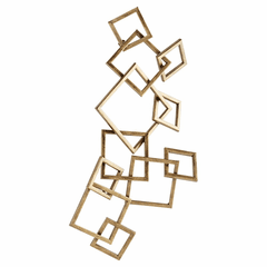 Cyan Soft Symphony Wall Decor - Antique Brass - 11306