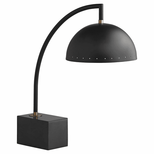 Cyan Solid Snow Table Lamp - White - 11221