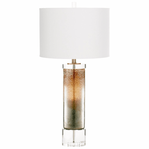 Cyan Stardust Lamp w/LED Bulb - Lunar Brown - 09137-1