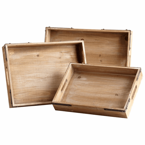 Cyan Staton Trays - Washed Oak - 05109