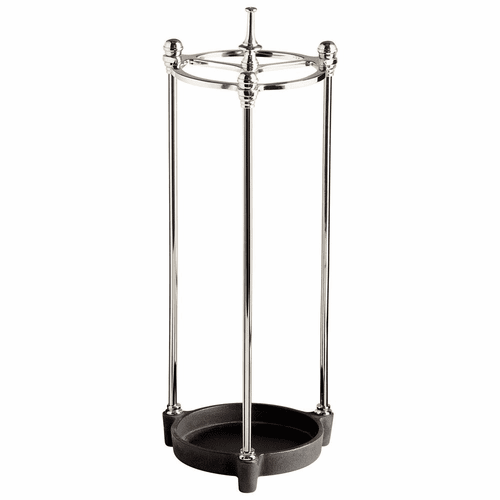 Cyan Stow Away Umbrella Stand - Nickel - 08975