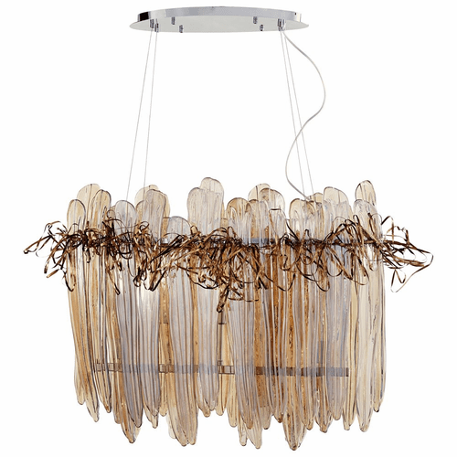 Cyan Thetis Island - Chrome and Copper - 07984