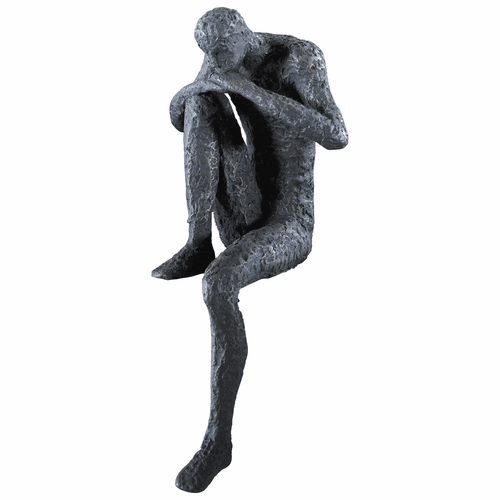 Cyan Thinking Man Shelf Decor - Old World - 01903