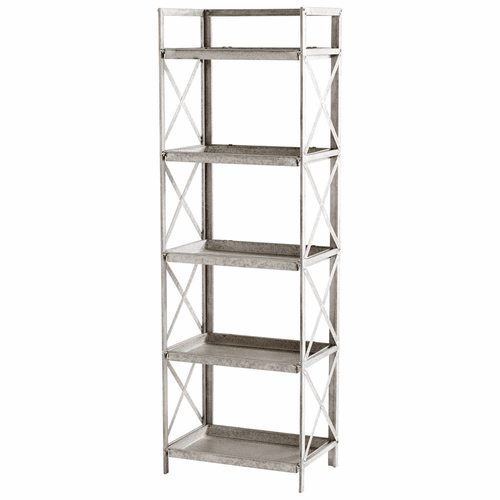 Cyan Torrance Etagere - Galvanized - 09846