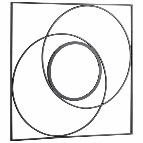 Cyan Uberlappen Wall Art - Graphite - 10931