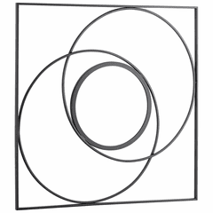 Cyan Uberlappen Wall Art - Graphite - 10931