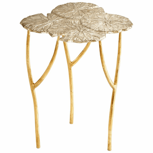 Cyan Ulla Table - Silver and Gold - 09281