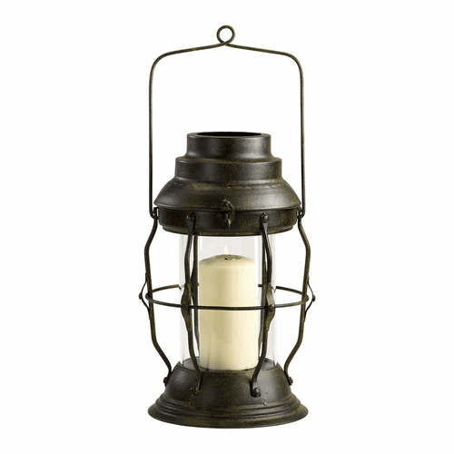 Cyan Willow Lantern - Rustic - 04290