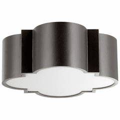 Cyan Wyatt 2-Lt Ceiling Mount - Noir - 10065
