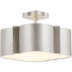 Cyan Wyatt 3-Lt Dual Mount - Satin Nickel - 10062