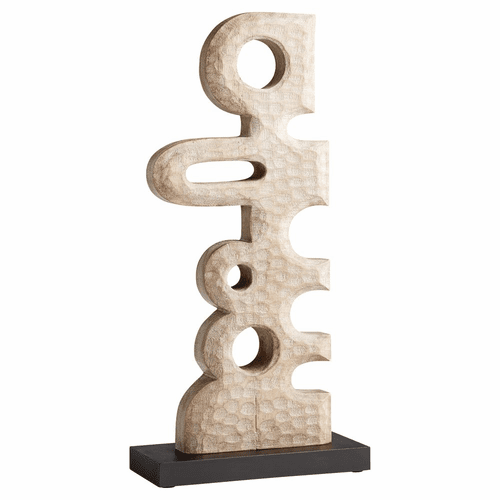 Cyan Zulu Sculpture #2 - Weathered Grey - 11278