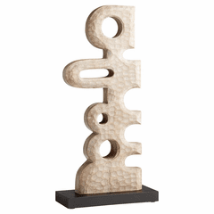 Cyan Zulu Sculpture #2 - Weathered Grey - 11278