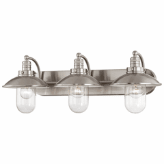 Downtown Edison 3-LT Bath Light - Brushed Nickel - 5133-84