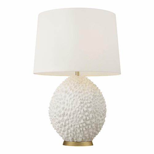 ED Ellen DeGeneres Anhdao 1-LT Table Lamp - Brass/Matte White - ET1131BBS1