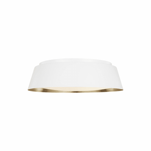ED Ellen DeGeneres Asher 4-LT Large Flush Mount - Matte White - EF1005MWT
