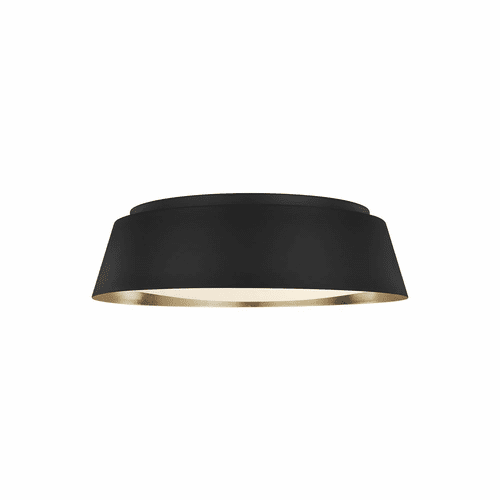ED Ellen DeGeneres Asher 4-LT Large Flush Mount - Midnight Black - EF1005MBK