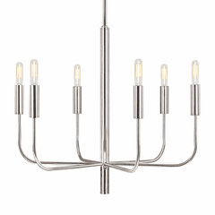 ED Ellen DeGeneres Brianna 6-LT Chandelier - Polished Nickel - EC1006PN ED Ellen DeGeneres Brianna 6-LT Chandelier - Polished Nickel - EC1006PN