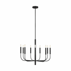 ED Ellen DeGeneres Brianna 9-LT Medium Chandelier - Aged Iron - EC1009AI