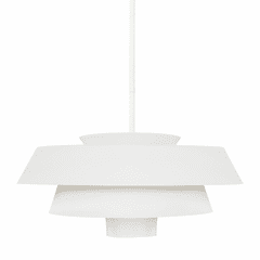 ED Ellen DeGeneres Brisbin Medium 1-LT Pendant - Matte White - EP1021MWT