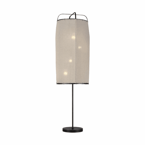 ED Ellen DeGeneres Dunne 4-LT Floor Lamp - Aged Iron - ET1124AI1