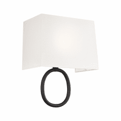 ED Ellen DeGeneres Indo 1-LT Wall Sconce - Aged Iron - EW1021AI