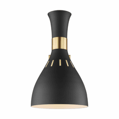 ED Ellen DeGeneres Joan 1-LT Swing Arm Wall Sconce - Black/Brass - EW1061MBK ED Ellen DeGeneres Joan 1-LT Swing Arm Wall Sconce - Black/Brass - EW1061MBK