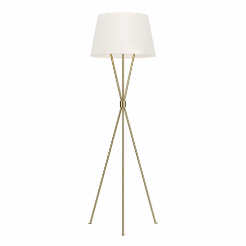 ED Ellen DeGeneres Penny 1-LT Floor Lamp - Burnished Brass - ET1071BBS1