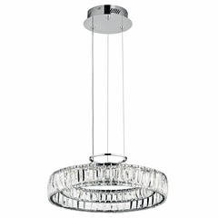 elan Annette LED Chandelier/Pendant - Chrome - 83624 elan Annette LED Chandelier/Pendant - Chrome - 83624