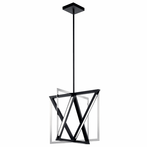 elan Axis LED Pendant - Matte Black - 84082