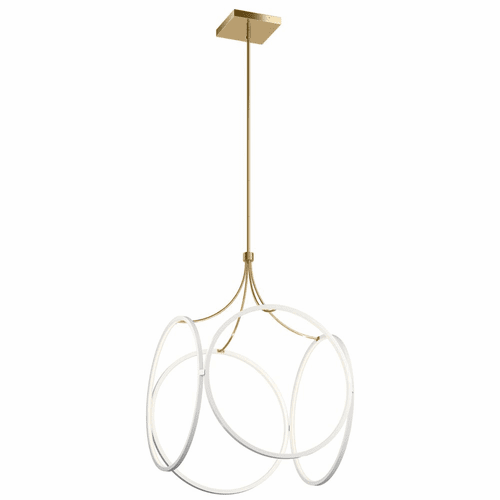 elan Ciri 1-LT Large LED Pendant - White - 83348WH