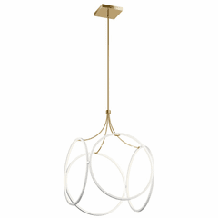 elan Ciri 1-LT Large LED Pendant - White - 83348WH