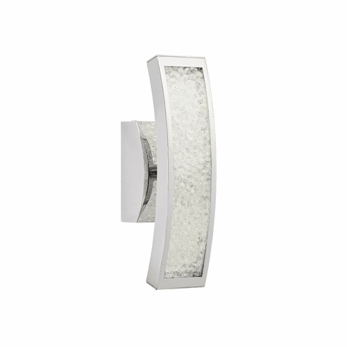 elan Crushed Ice LED Wall Sconce - Chrome - 83506