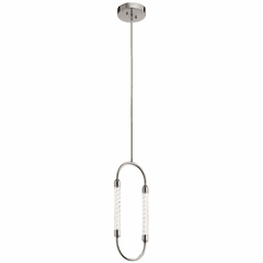 elan Delsey LED Mini Pendant - Polished Nickel - 84151