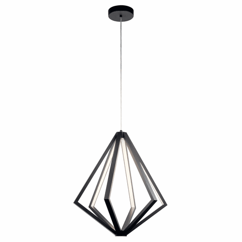 elan Everest 6-LT LED Chandelier - Matte Black - 84090