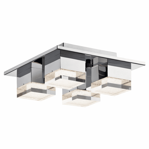 elan Gorve LED Flush Mount - Chrome - 83602