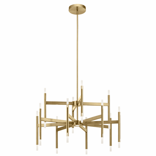 elan Kizette 12-LT LED Chandelier - Champagne Gold - 84178
