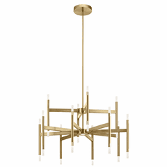 elan Kizette 12-LT LED Chandelier - Champagne Gold - 84178 elan Kizette 12-LT LED Chandelier - Champagne Gold - 84178