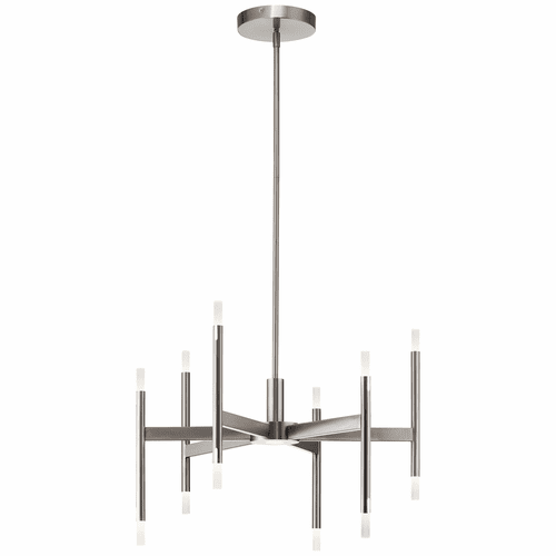elan Kizette 6-LT LED Chandelier - Brushed Nickel - 84175