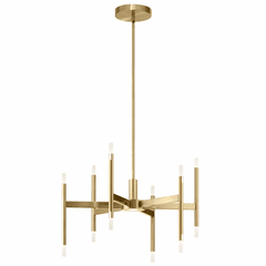elan Kizette 6-LT LED Chandelier - Champagne Gold - 84176