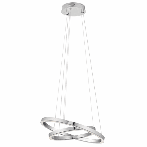 elan Opus 2-LT LED Chandelier - Chrome - 83864