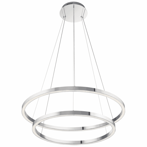 elan Opus 2-LT LED Chandelier/Pendant - Chrome - 83866