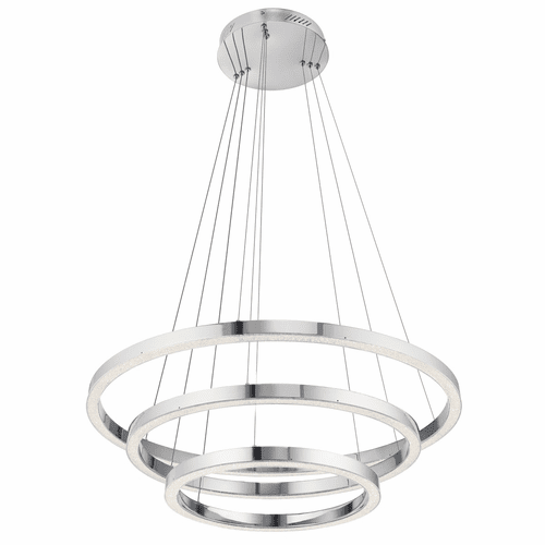 elan Opus 3-LT LED Chandelier - Chrome - 83863
